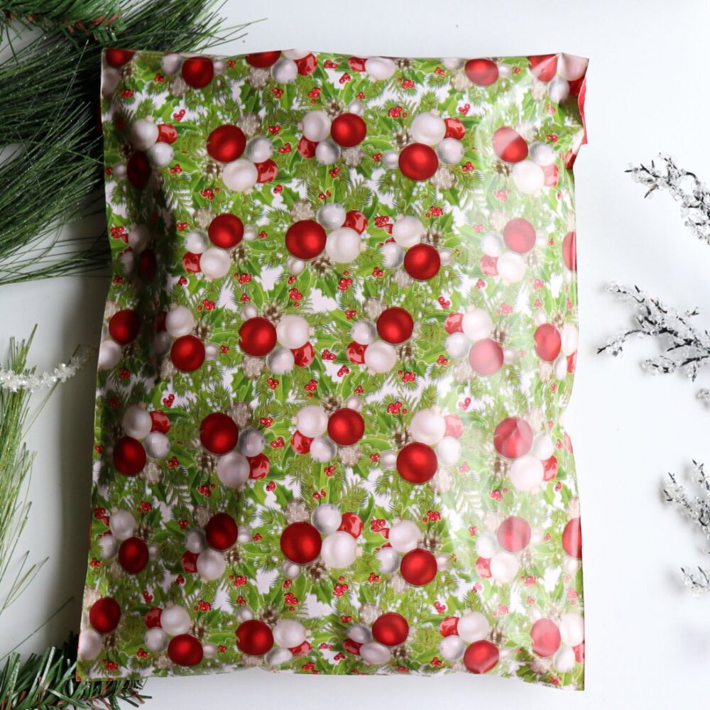 20 10x13 Christmas design polymaile